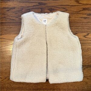 GAP Kids Cream Quilted Vest